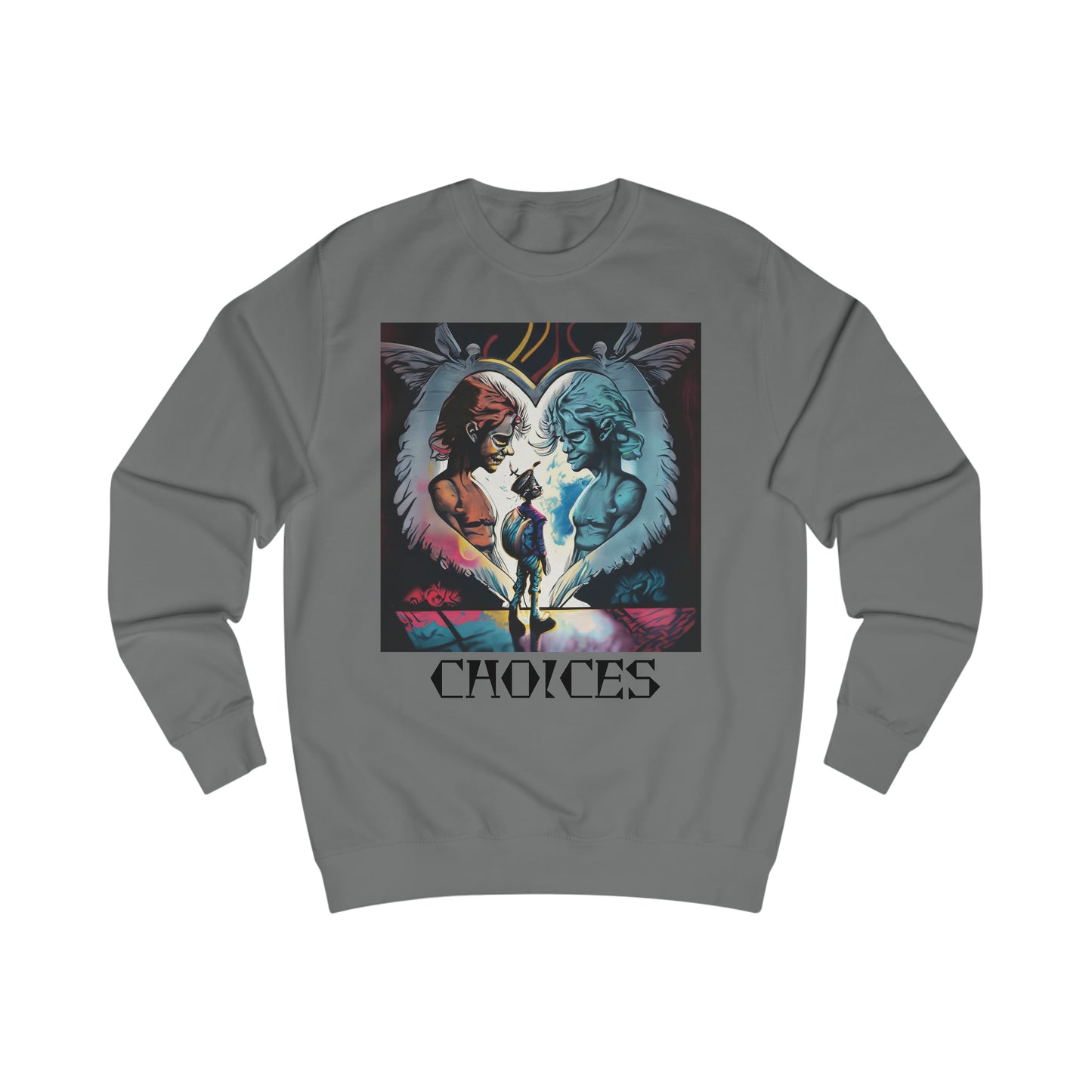 "Choices" Graphix Art by Scenique Men's Sweatshirt