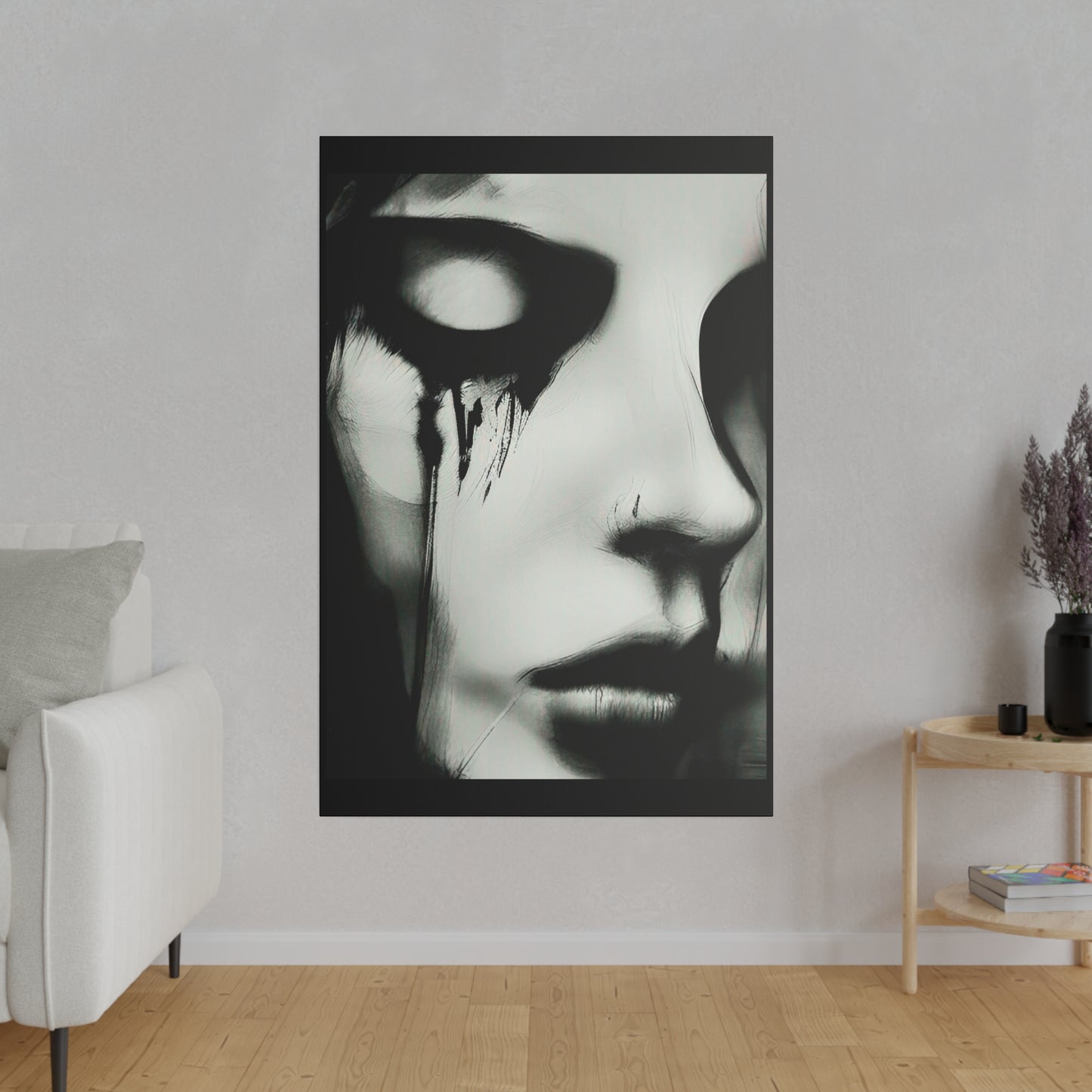 "Tears of Joi" by SceniQue. Matte Canvas, Stretched, 0.75"