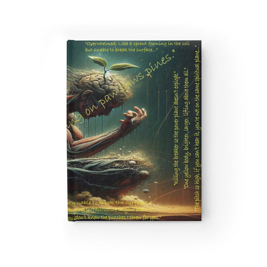 Spiritual Growth Art Journal — "On Other Planes" Ruled Notebook