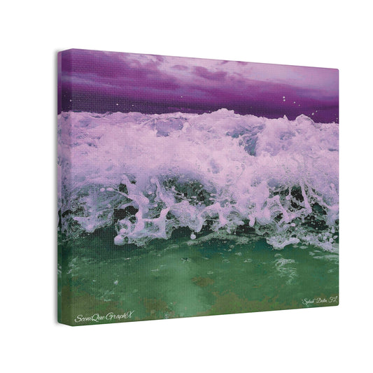 Canvas Stretched, 0.75"-"Splash" by SceniQue