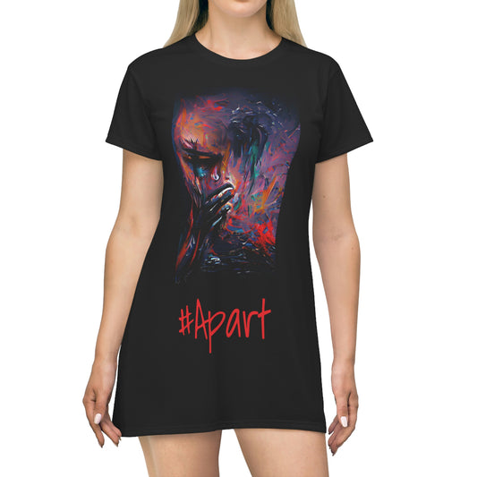 All Over Print T-Shirt Dress x #Apart NFT collection