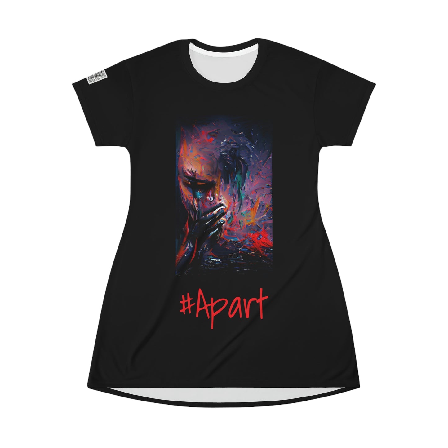 All Over Print T-Shirt Dress x #Apart NFT collection