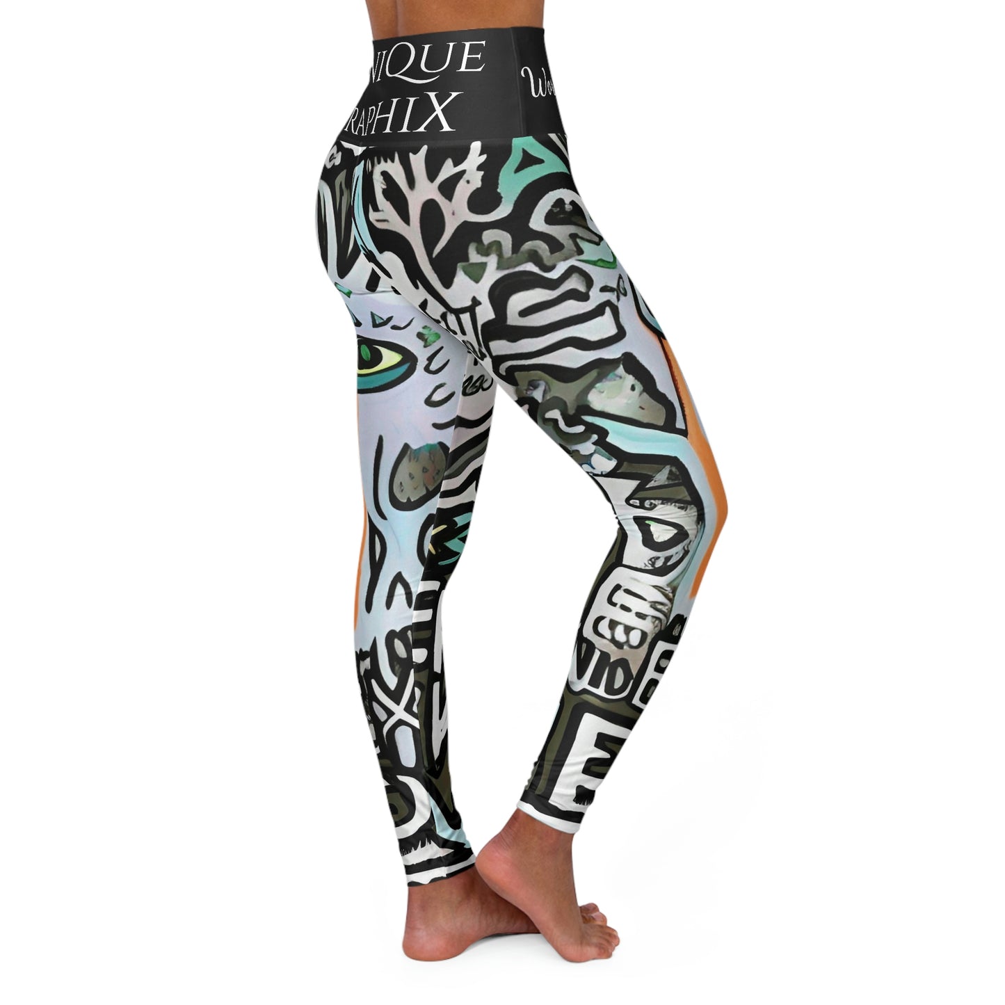 High Waisted Yoga Leggings X SceniQue GraphiX