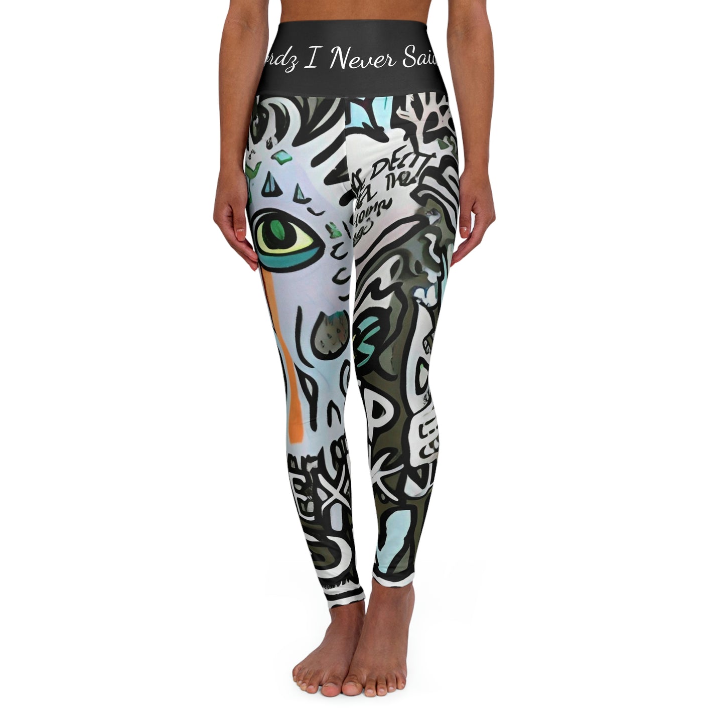 High Waisted Yoga Leggings X SceniQue GraphiX